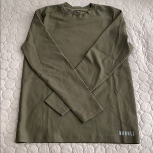 Army Green NoBull Waffle Long Sleeve